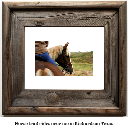 horse trail rides near me in Richardson, Texas